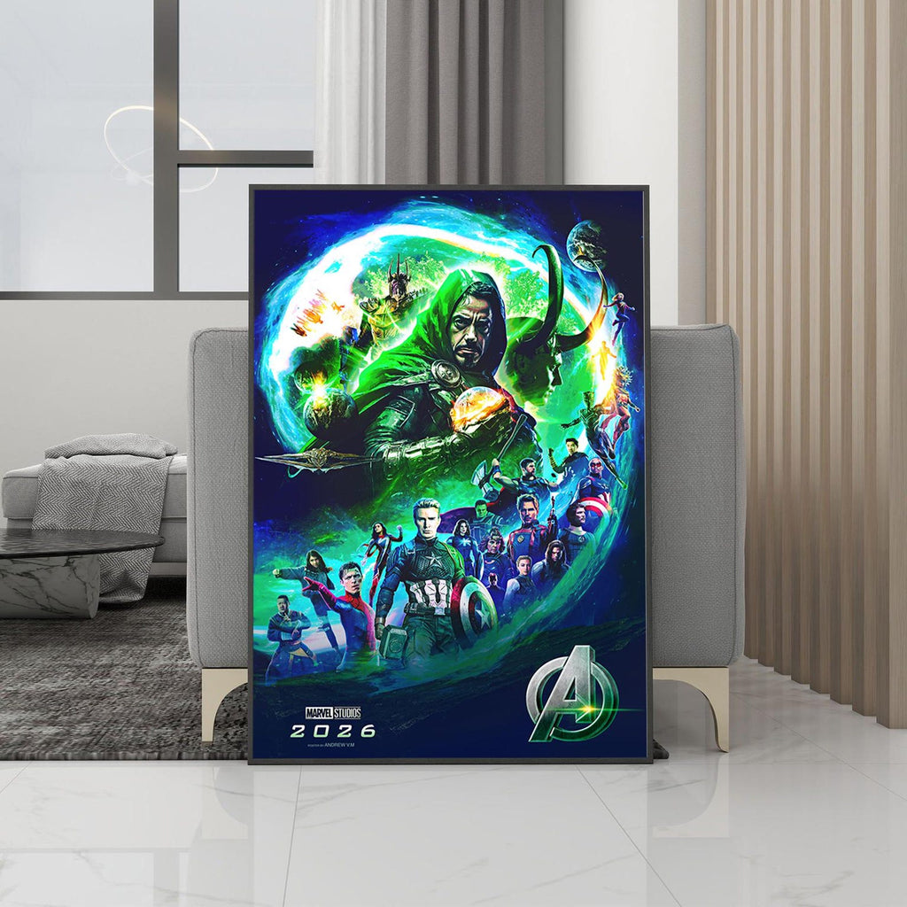 Avengers Doomsday Movie Unframed Movie Fans Collection Room Decor Birthday Gift - Poster | Canvas Wall Art Print