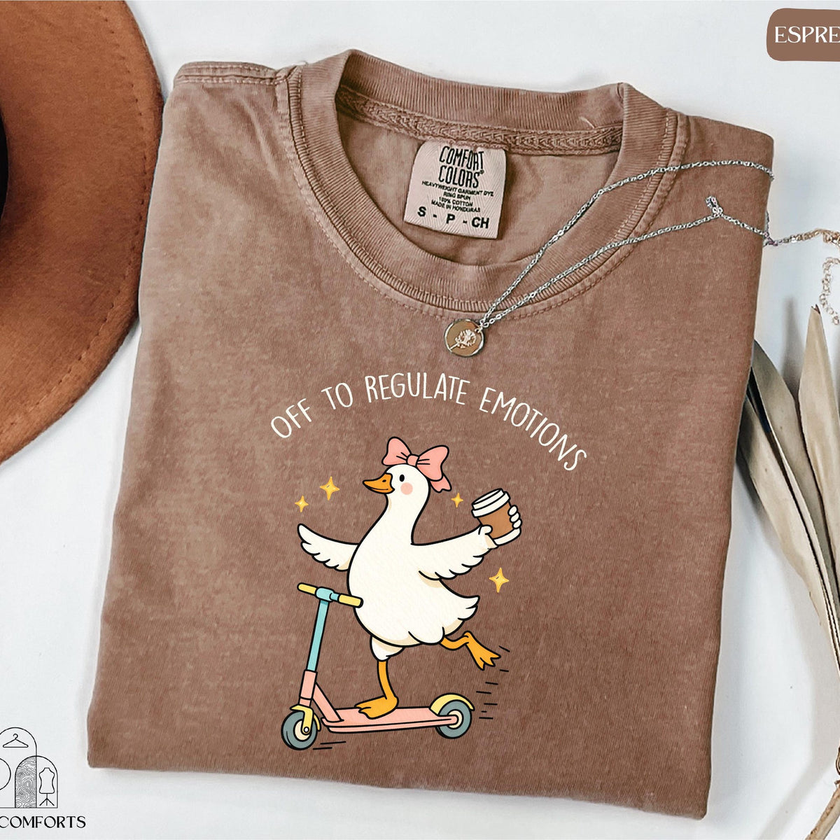 Comfort Colors Off To Regulate Emotions Shirt Silly Goose Shirt Mental Health Shirt Teacher Shirt Therapist Shirt Counselor Gift