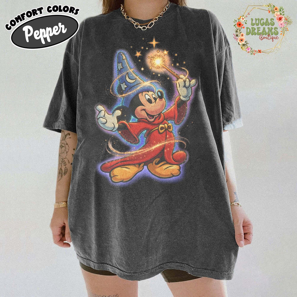Comfort Colors Fantasia Sorcerer Mickey Shirt Walt Disney Fantasia Mickey Shirt Fantasia Mickey Tee Disneyland Trip Fantasmic Shirt