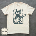 Rock Star Cat Shirt Vintage Kitten Y2K TShirt Rock and Roll Cat Shirt Electric Guitar Kitty Tee Cat Grunge Punk Music Lover Gift for Him