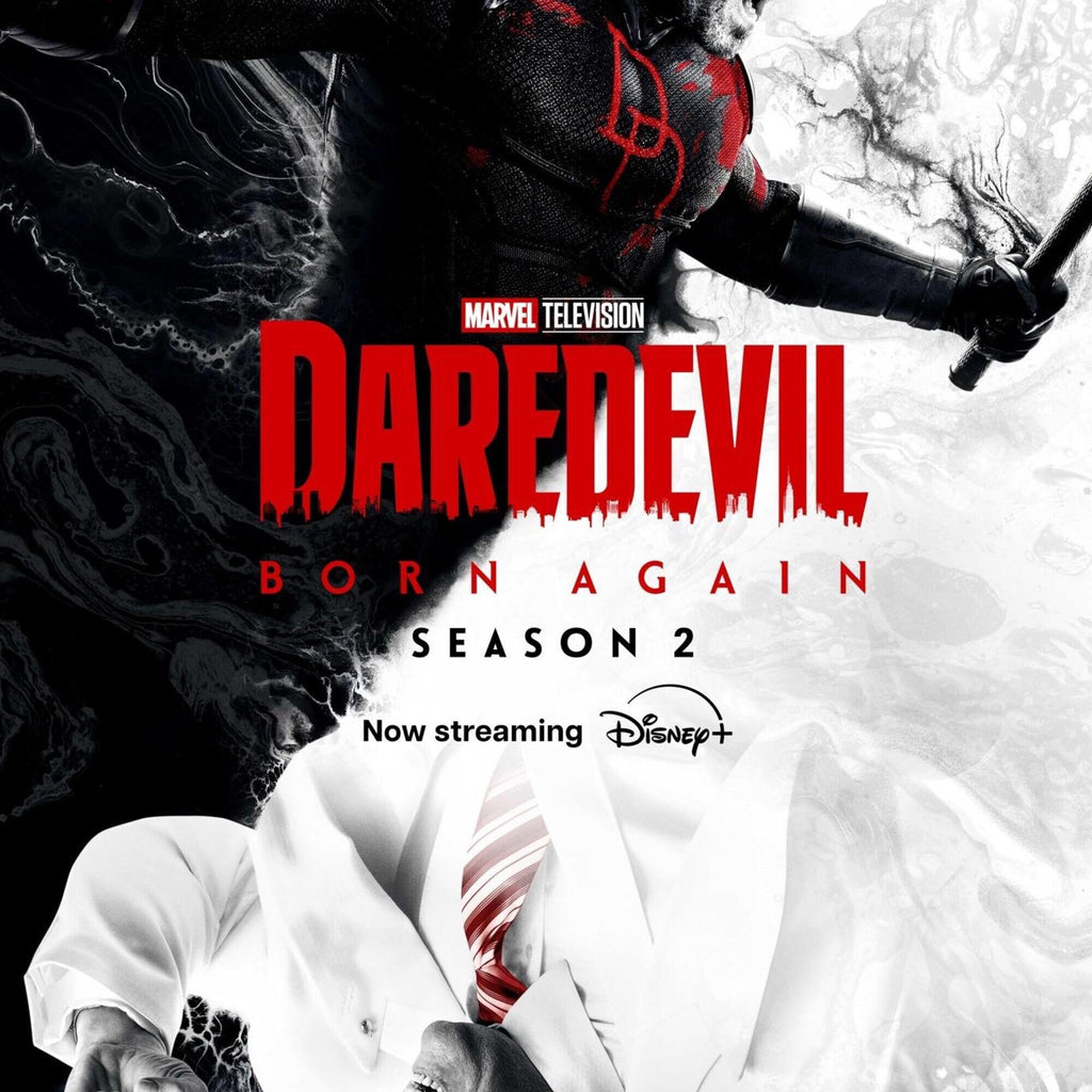 Daredevil Born Again Season 2 Episode 1 TV Series Premiere Superhero Mid Century Modern Minimalist Movie - Poster | Canvas Wall Art Print