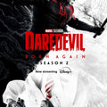 Daredevil Born Again Season 2 Episode 1 TV Series Premiere Superhero Mid Century Modern Minimalist Movie - Poster | Canvas Wall Art Print