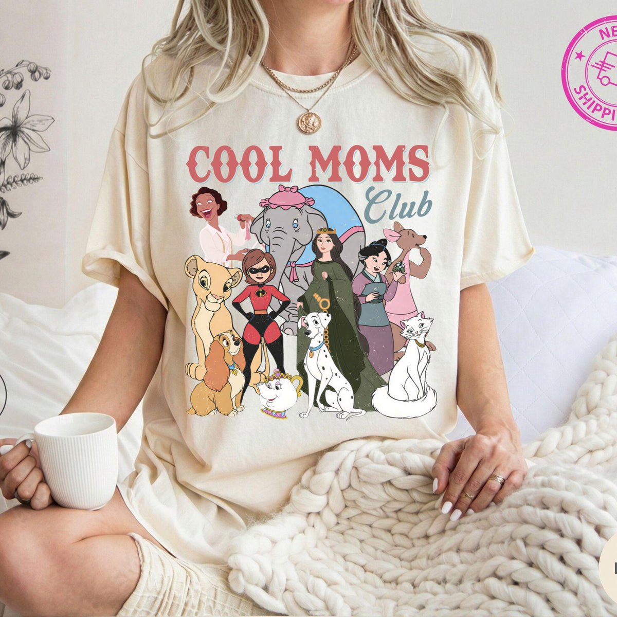Comfort Colors Retro Disney Cool Mom Clubs Shirt Funny Mom Outfit Disney Moms Shirt Best Mom Ever Tee Mothers Day Gifts