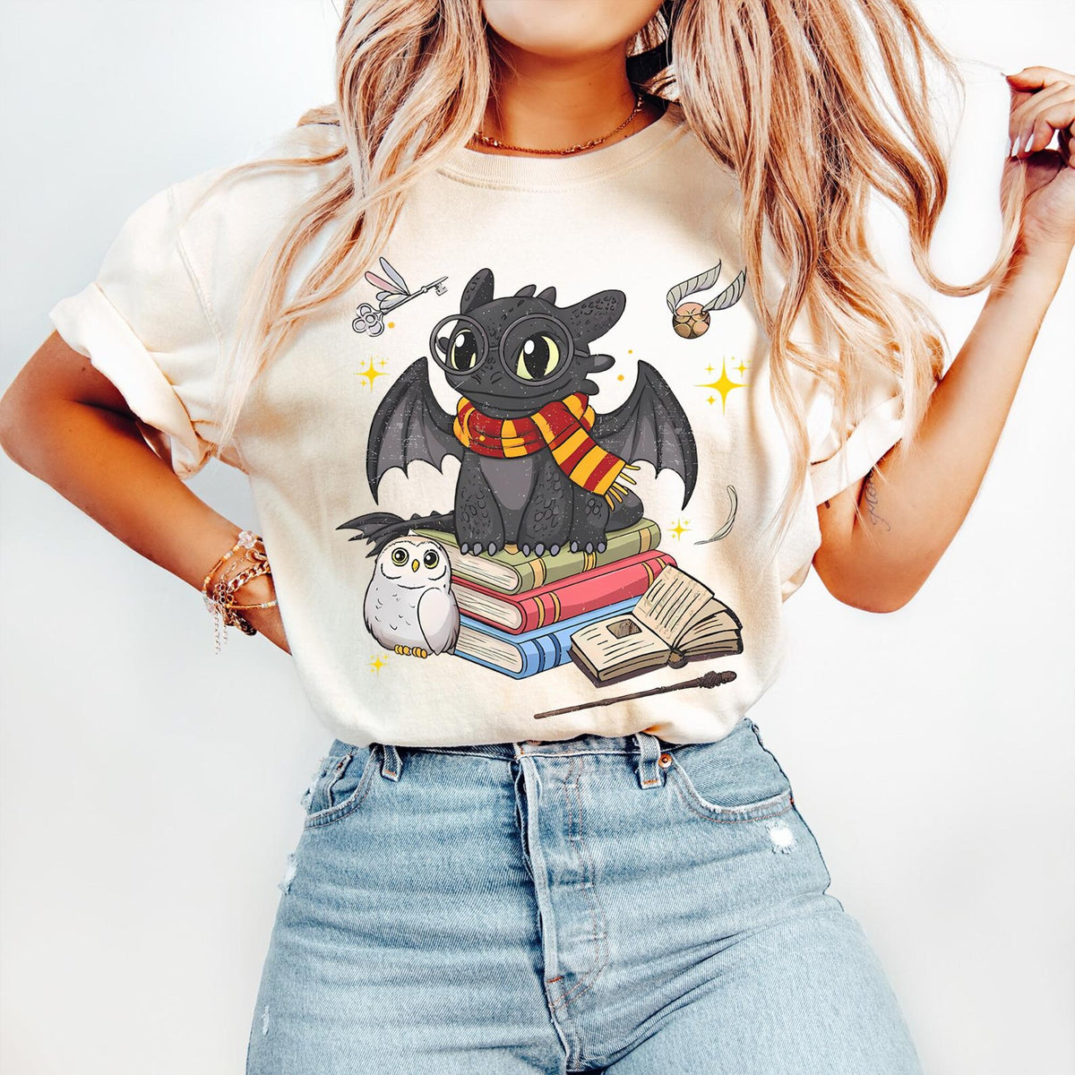 Toothless Vintage Shirt Epic Universe Toothless Shirt Toothless Gryff Costume Witch Halloween Tshirts Night Fury Wizard Comfort Colors