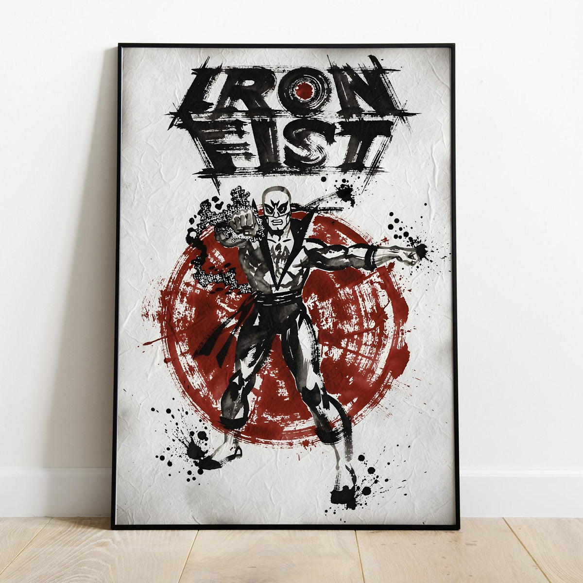 Daredevil V1 X-Men Sumie Japanese Style Comic Art Vintage Superhero Retro Decor - Poster | Canvas Wall Art Print