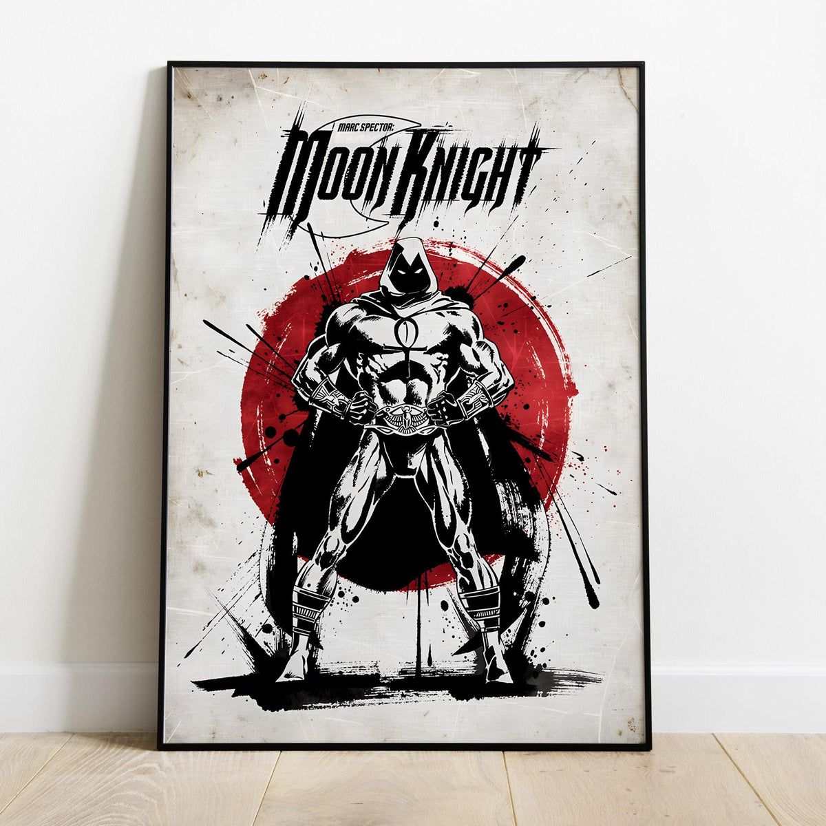 Daredevil V1 X-Men Sumie Japanese Style Comic Art Vintage Superhero Retro Decor - Poster | Canvas Wall Art Print