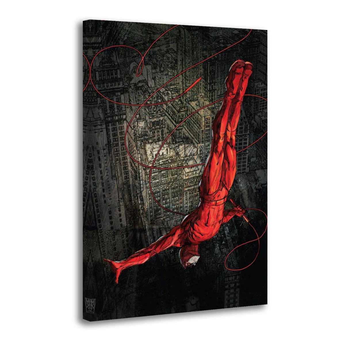 Daredevil Comic Art The Man Without Fear - Poster | Canvas Wall Art Print