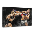 Conor McGregor vs Nate Diaz Boxing MMA - Poster | Canvas Wall Art Print