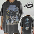 Retro Star Wars Comfort Colors Shirt Space Ship Death Star Tee May The Force Be With You Galaxys Edge Darth Vader Disney World Outfits