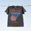 New York Basketball TShirt Retro NY BBall Streetwear
