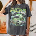 Comfort Colors Lightning McQueen Retro Race Vehicle Shirt Women, Disney Animated Movie Auto Land Theme Park Family Vacation Graphic Tee, Gift for Her Aesthetic