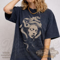 Vintage Medusa TShirt Retro Greek Mythology Graphic Tee Gothic Snake Goddess Shirt Dark Academia Aesthetic Unisex Tee
