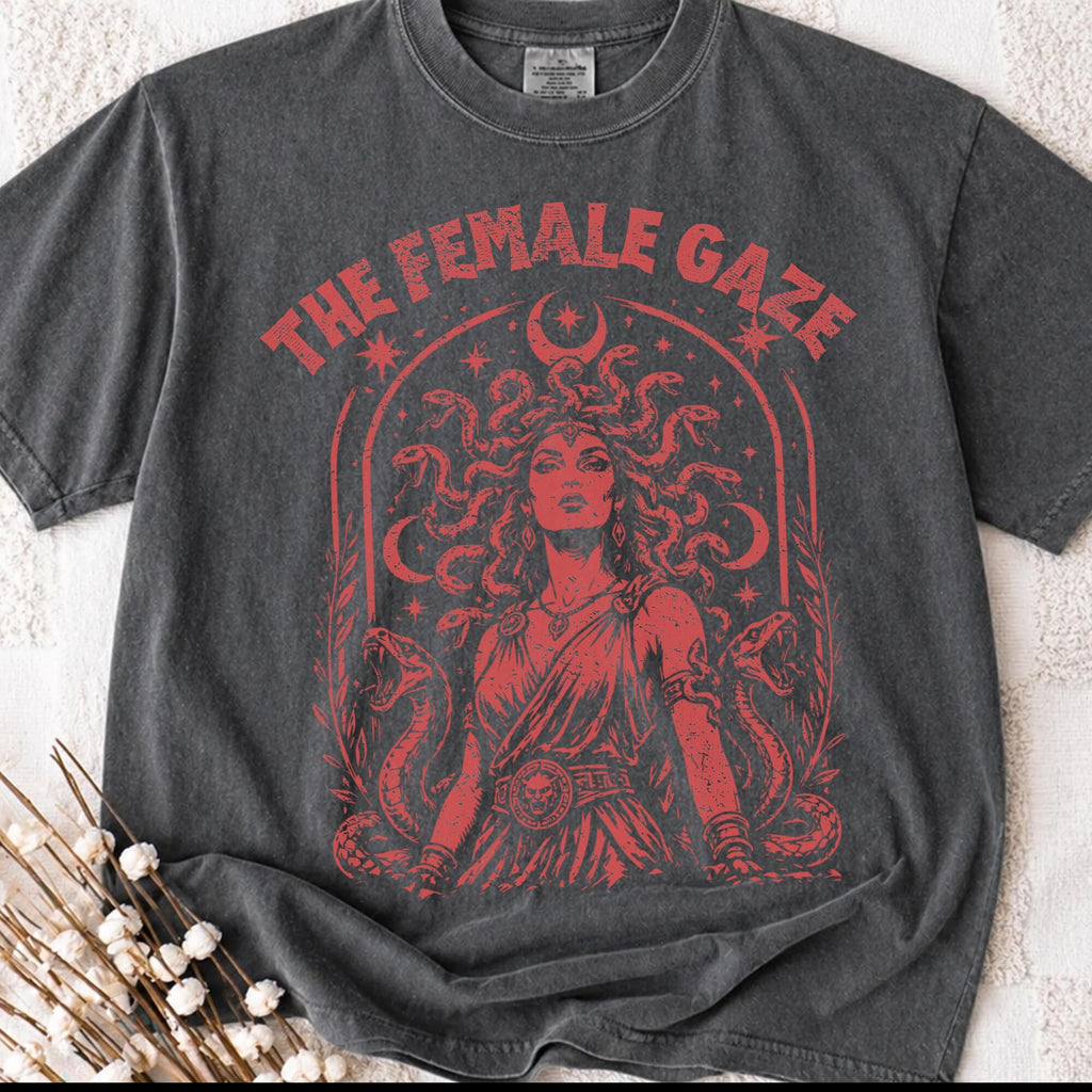 Vintage Medusa Feminist Tee  Retro Pop Art Empowerment Shirt  Greek Mythology Patriarchy Rebel Gift for Her