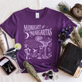 Comfort Colors Midnight Margaritas Shirt Women, Practical Magic Salt Rosemary Lavender Love Witchy Halloween Cocktail Graphic Tee, Gift for Her Aesthetic