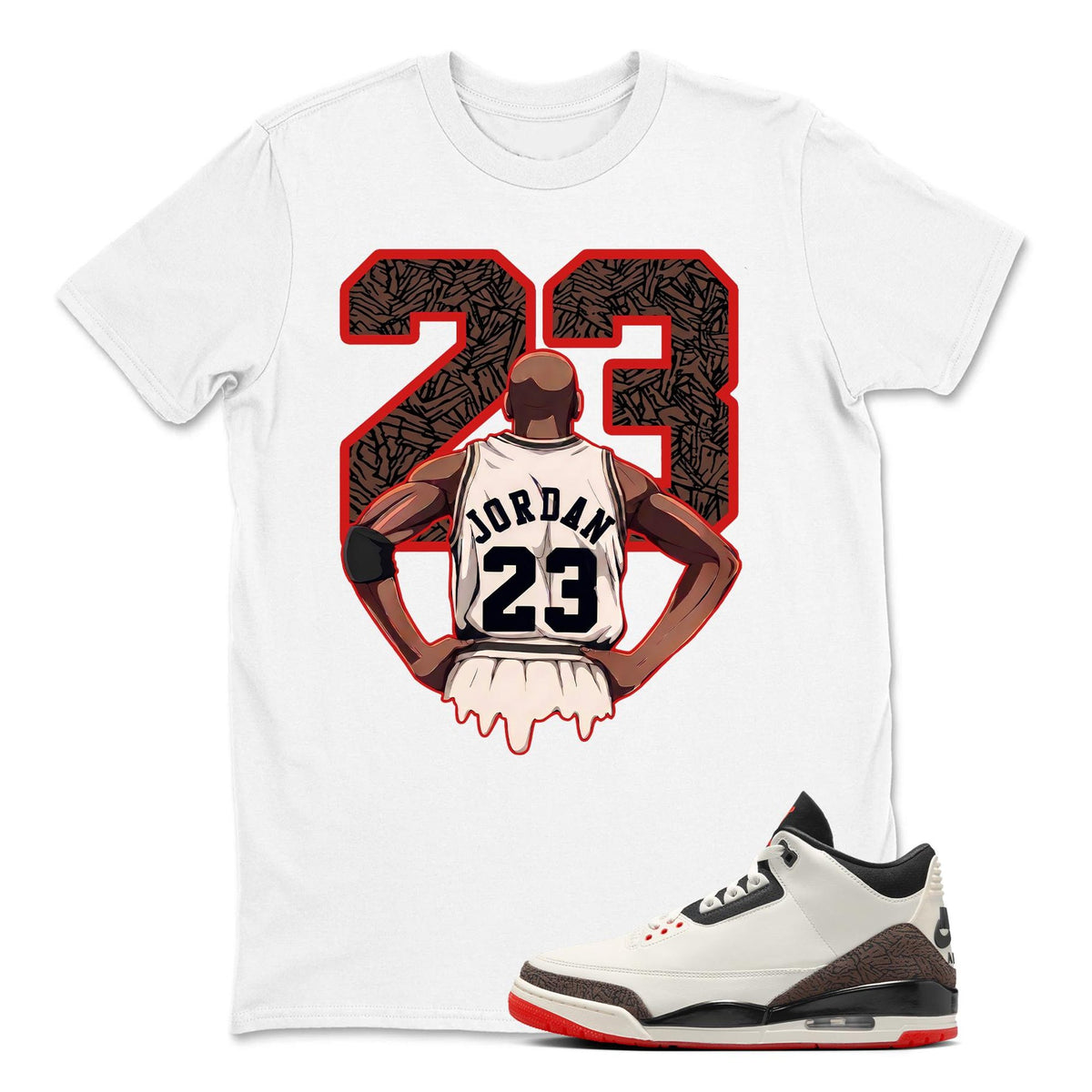 Comfort Colors Jordan 23 Shirt Women, Sneaker Match Jordan 3 Worlds Best Dad AJ3 2026 Graphic Tee, Adults Kids Retro Fan Gift Aesthetic