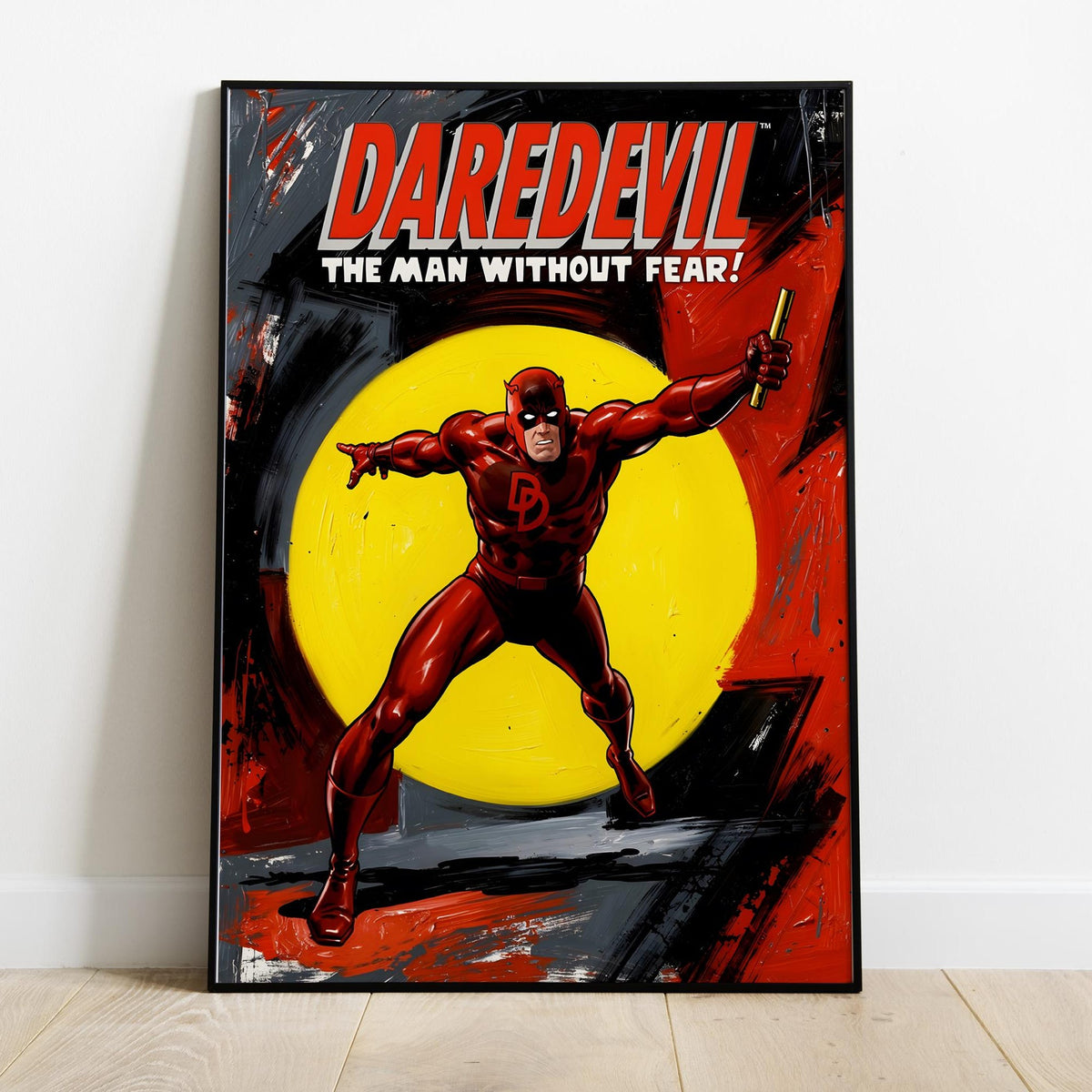 Daredevil V1 X-Men Comic Art Vintage Style Superhero Retro Decor - Poster | Canvas Wall Art Print