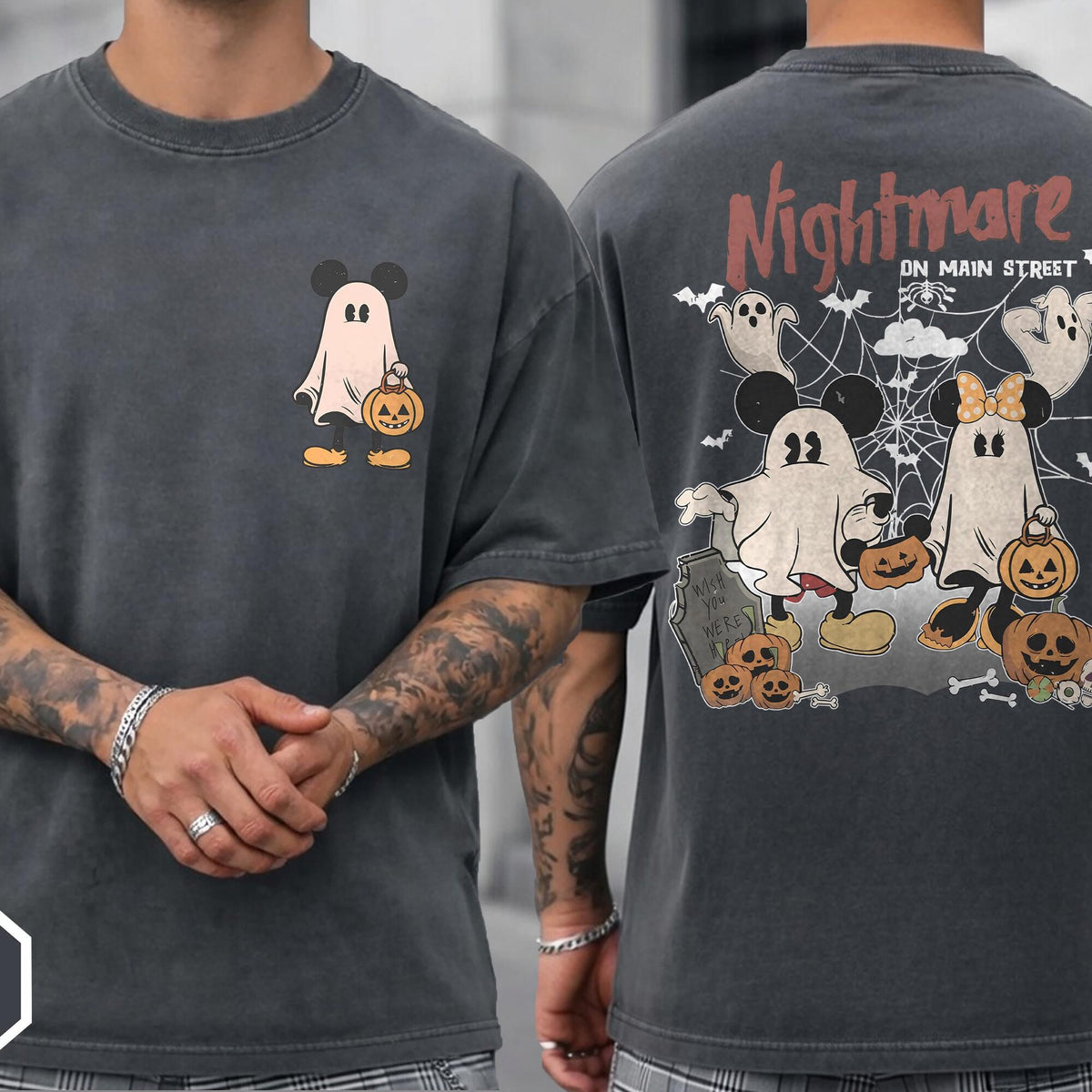Comfort Colors Mickey Minnie Ghost Halloween Shirt Mickeys Boo To You 2026 Halloween Party Outfits Mens Womens Disneyland Spooky Season