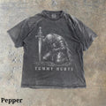 Tummy Hurts Knight Shirt Funny Dark Fantasy Graphic Tee Ironic Meme TShirt Gamer Girl Gift Retro Elden Knight Top Comfort Colors Tee