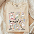 It Is Okay To Goose Shirt Mental Health Shirt Motivational Gift Therapist Gift School Counselor Tee Motivational Silly Goose Shirt