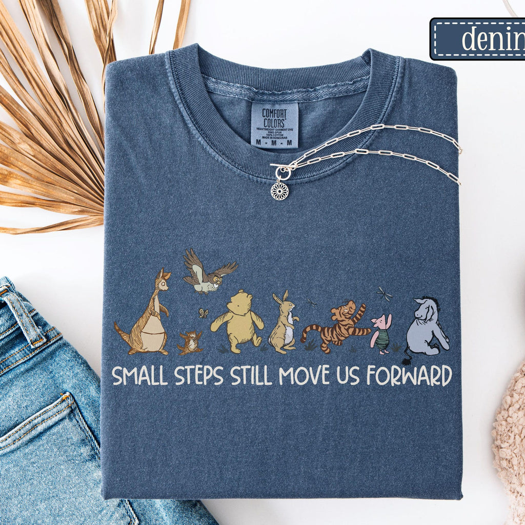 Small Steps Still Move Us Forward Shirt  Teacher Comfort Colors Tee  Therapist Gifts  Registered Nurse Tee  Autism Awareness  Audiology