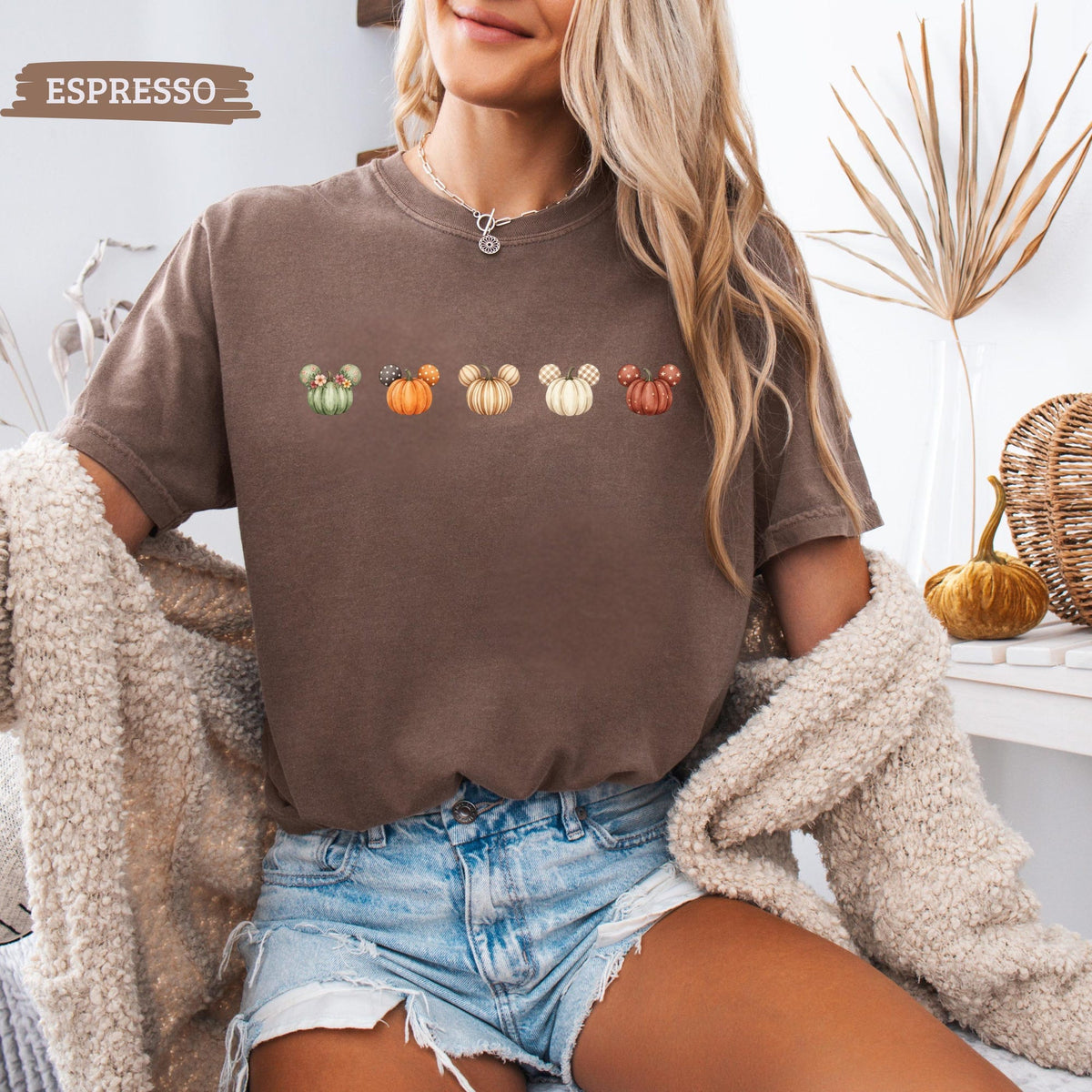 Comfort Colors Mickey Pumpkin Fall Shirt Women, Disney Halloween Mickeys Not So Scary Outfit Spooky Season Graphic Tee, Gift for Her Aesthetic