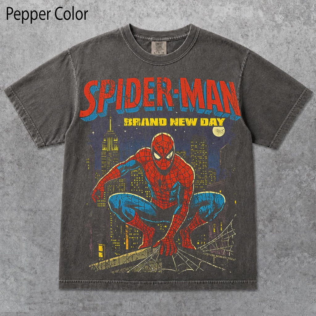 Spider Man Brand New Day Shirt Comic Cover Shirt Marvel Superhero Comic Book Top Comfort Colors Spiderman Brand New Day Graphic Tee BK
