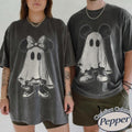 Vintage Mickey Minnie Halloween Couple Shirts Mickey Ghost Shirt Minnie Ghost Shirt Spooky Season Shirt Disney Halloween Family Shirt