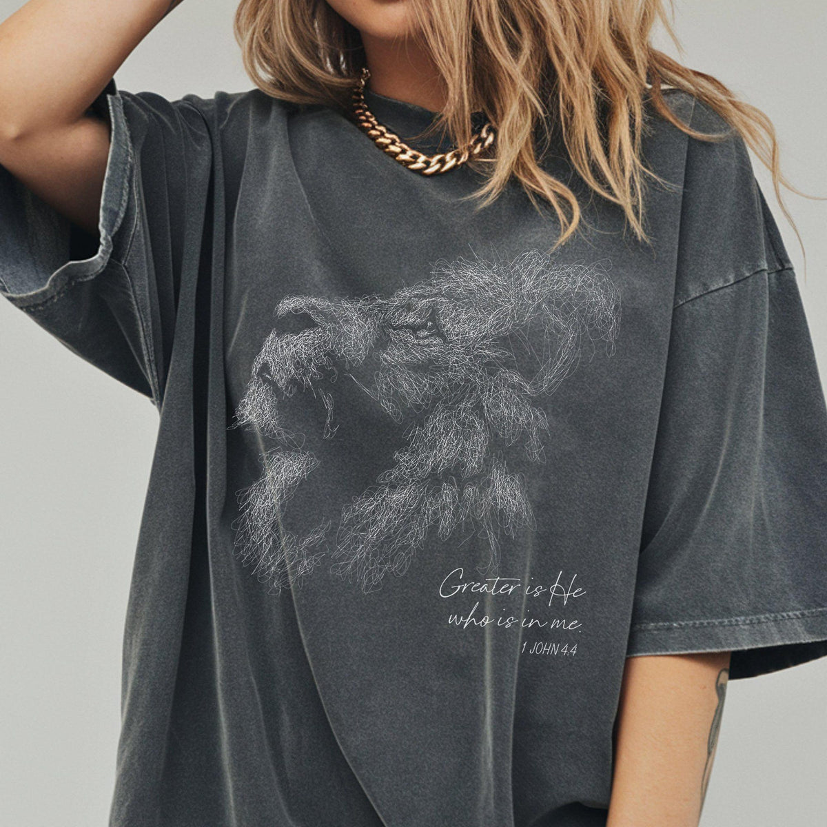 Comfort Colors Lion of Judah Shirt Christian Graphic Tee Religious Faith Apparel Vintage Jesus Lion Design