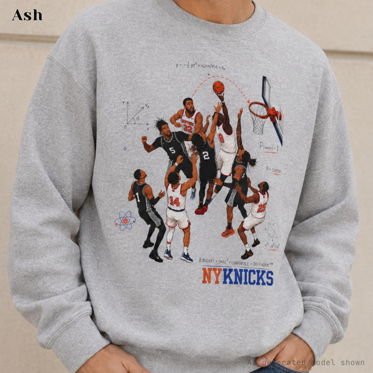 New York Knicks Sweatshirt OG Anunoby Basketball Graphic Fan Shirt Vintage Court Design Unisex