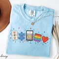 Comfort Colors Autism Doodle Characters Shirt Neurodiversity Tee Inclusion Shirt Autism Support Gift SPED Teacher ShirtAutism Mom Gift