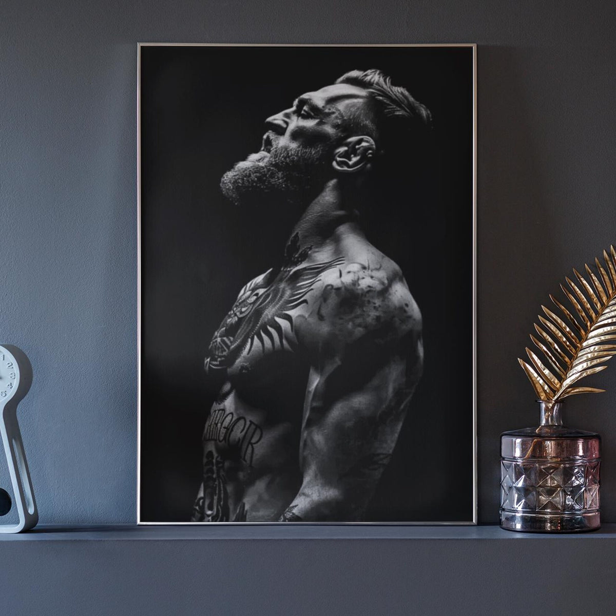 Conor McGregor Iconic MMA Tribute Fighting Legend Combat Sports Decor Champion Energy Motivation Man Cave - Poster | Canvas Wall Art Print