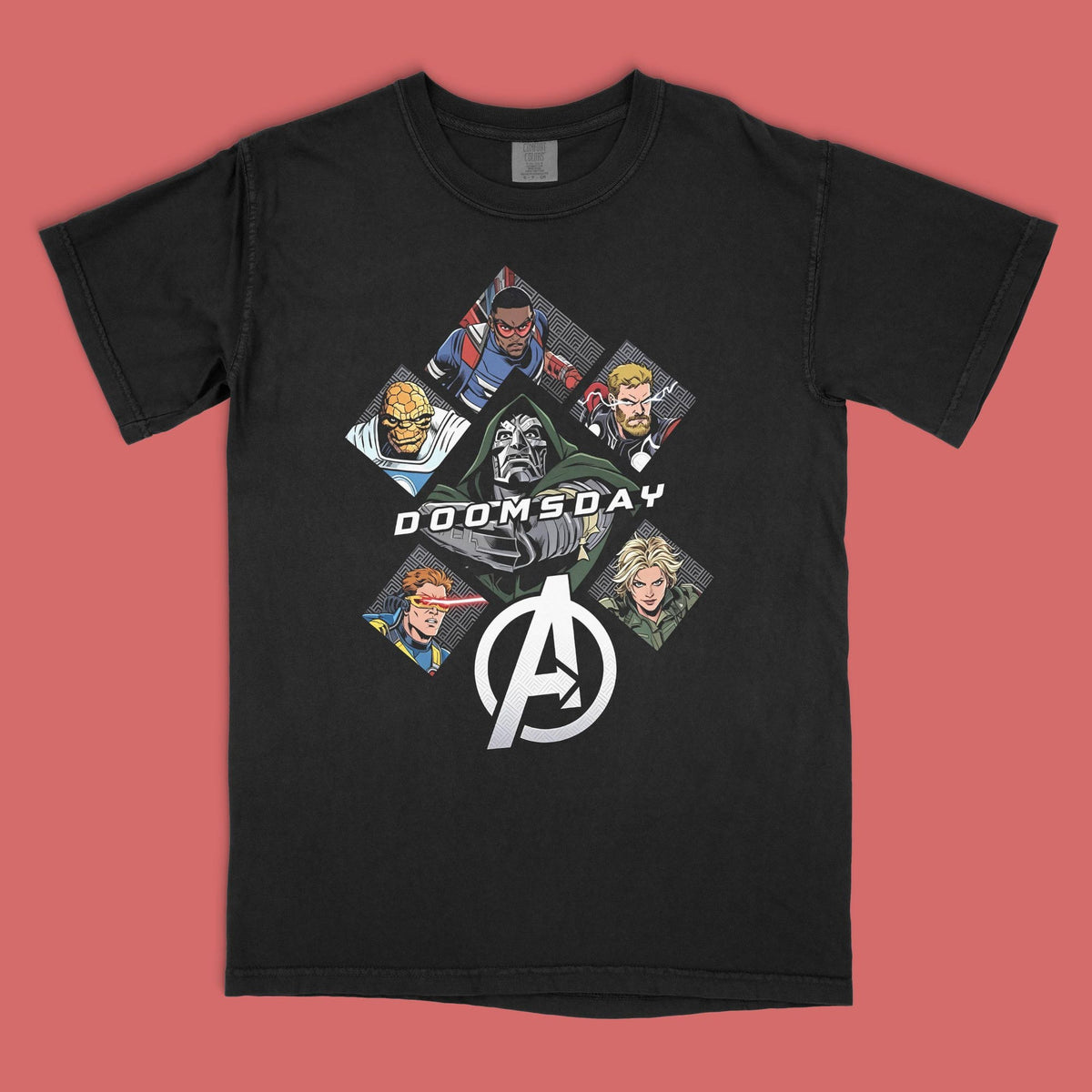 Comfort Colors Avengers Doomsday Watch Party Shirt Women, Doctor Doom Marvel Graphic Tee, Fan Gift for Her Aesthetic