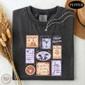 Comfort Colors Midnight Margaritas Shirt Women, Practical Magic Girls Will Be Girls Retro Halloween Movie Witchy Outfit Graphic Tee, Spooky Season Gift for Her Aesthetic