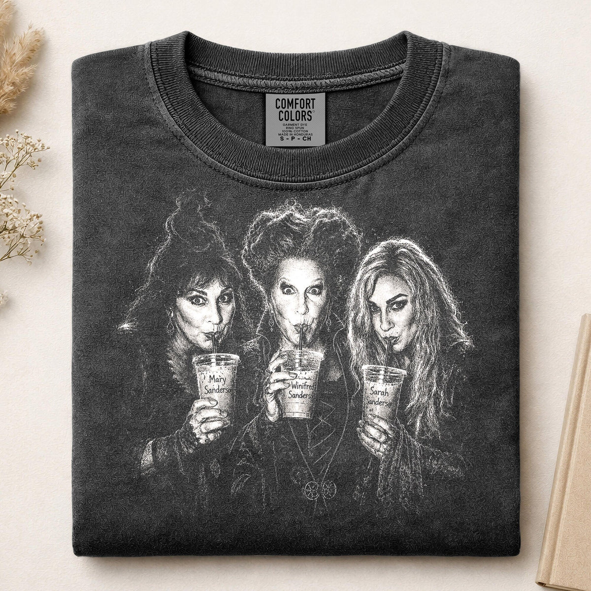 Hocus Pocus Halloween Ready To Press DTF  Iced Coffee Halloween Characters DTF Transfer Vintage Halloween DTF Print Horror Movie Iron On