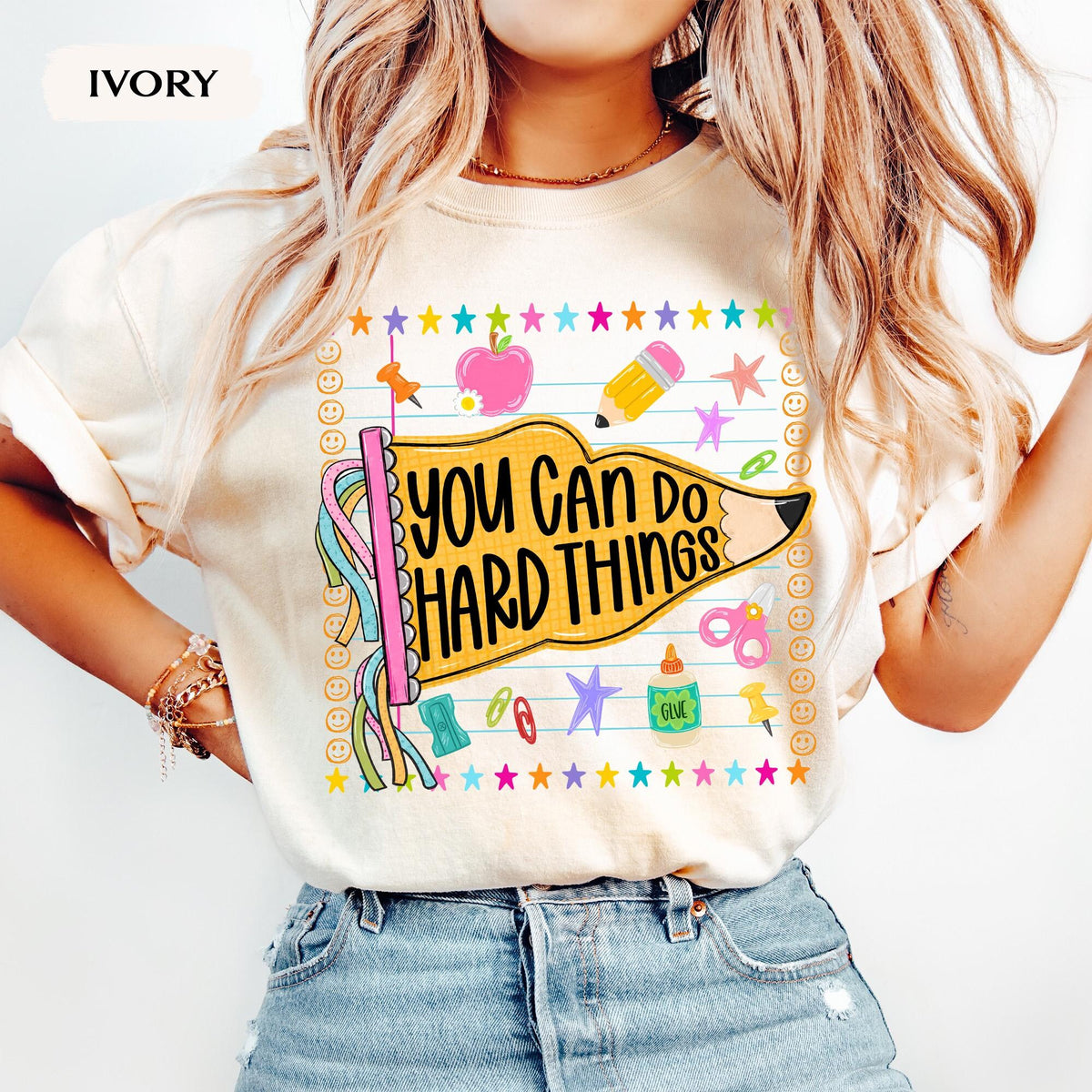 You Can Do Hard Things Shirt Motivational Teacher Tee SPED Teacher Team TShirt Mental Health Counselor Tee