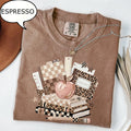 Comfort Colors Checkered Leopard Teacher TShirt Back To School Shirt Teacher Gift