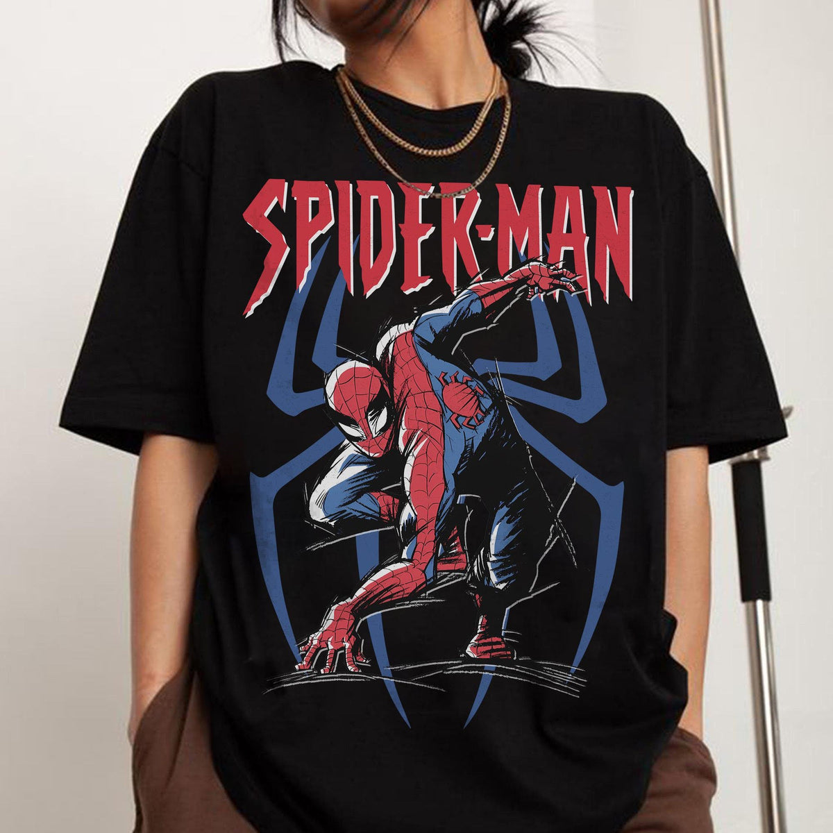 Comfort Colors Vintage Amazing Spider Man Shirt Women, Retro Marvel Comics Cover Pink Marvel Trip Graphic Tee, Superhero Fan Gift for Her Aesthetic