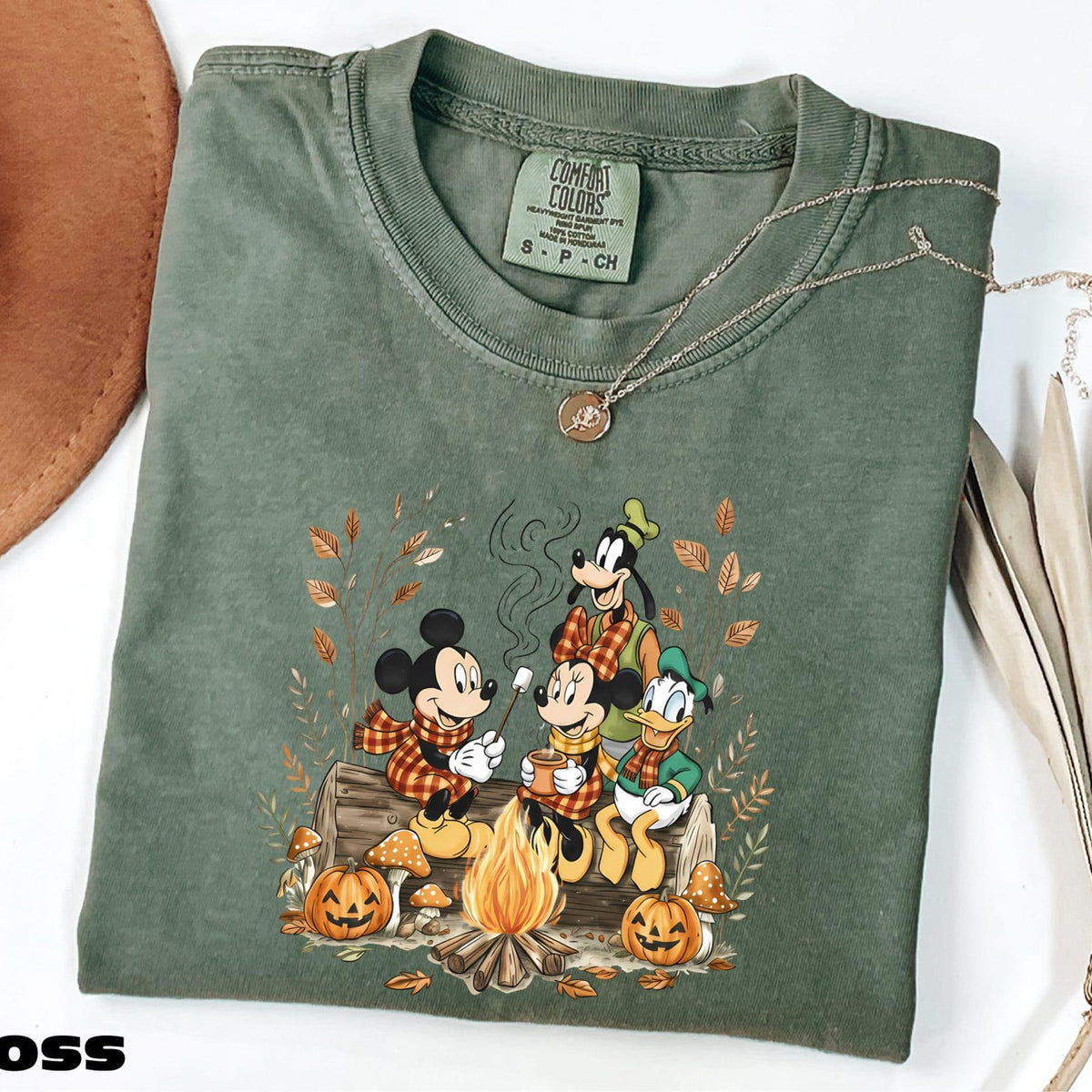 Comfort Colors Mickey and Friends Autumn Fall Shirt Women, Disney Fall Season Mickey Mouse Graphic Tee, Gift for Her Aesthetic