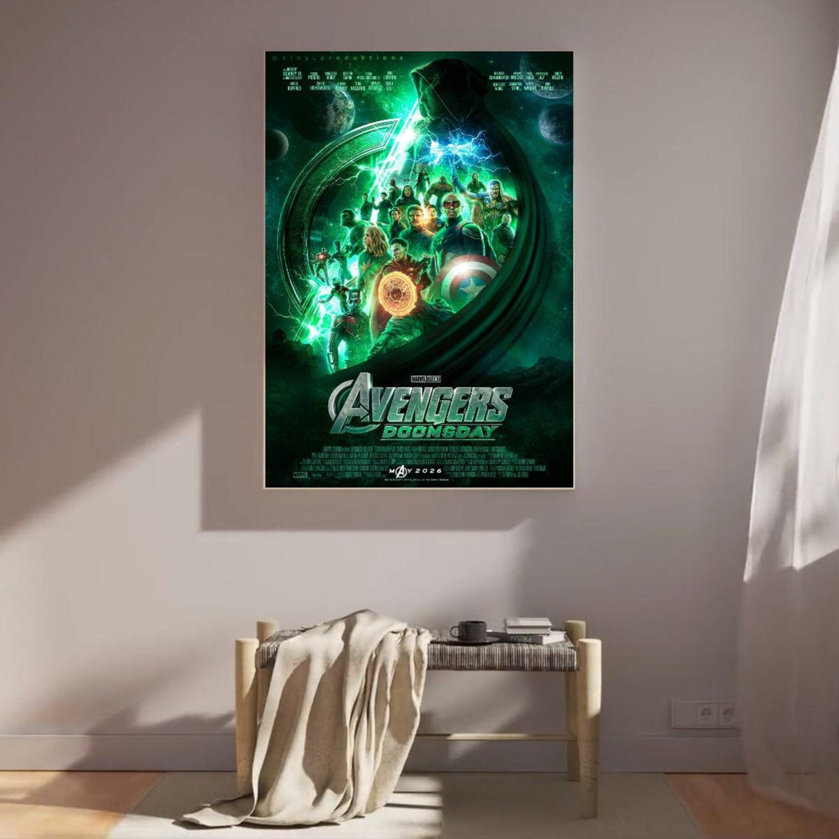 Avengers Doomsday Superhero Decor - Poster | Canvas Wall Art Print