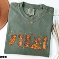 Fall Dachshund Shirt Fall Season Sweatshirt Funny Wiener Dog Tee Dog Dad Sweater Doxie Mom Gift Comfort Colors TShirt