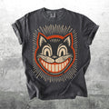Retro Cat Shirt Oversize Womens Mens Unisex Comfort Colors Tshirt