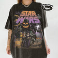 Vintage Star Wars Mashup Halloween Shirt Darth Vader  Stormtrooper Mickey Ears TrickorTreat Pumpkin Disney Halloween Family Trip Outfit