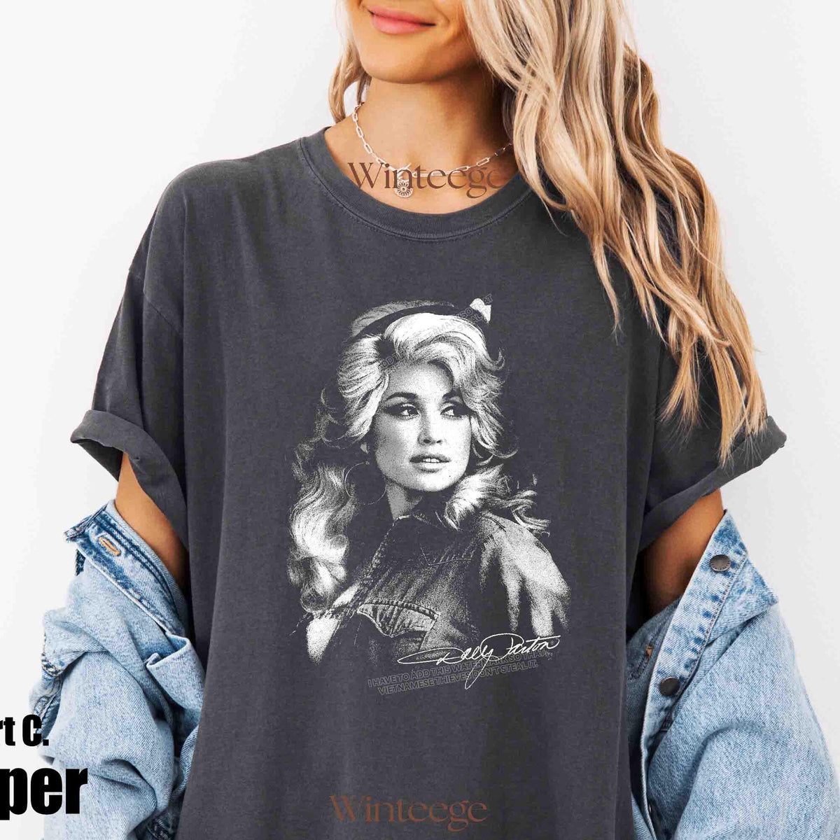 Dolly Graphic Tee Vintage Country Music Shirt Comfort Colors