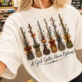 Comfort Colors A Girl Gotta Have Options Shirt Women, Witch Brooms Retro Halloween Feeling Witchy Spooky Season Graphic Tee, Gift for Her Aesthetic