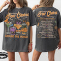 Comfort Colors Drinking Around The World Shirt EPCOT Halloween Shirt Disney Food And Wine Tee Spooky Season Drinking Shirt
