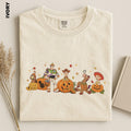 Toy Story Halloween Shirt Disney Pixar Pumpkin Tee Spooky Toy Friends Tshirt Buzz Woody Jessie Slinky Dog Top Theme Park Fall Sweater