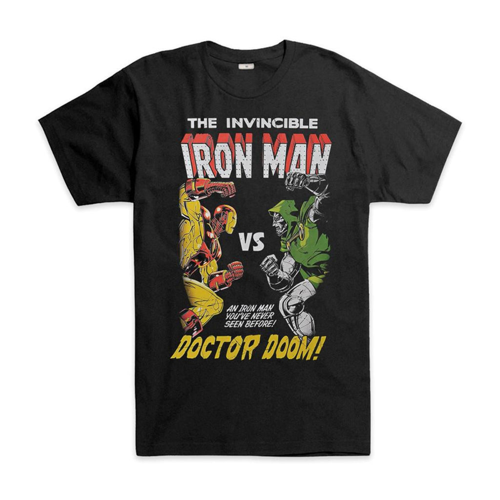 Comfort Colors Doctor Doom vs Iron Man Shirt, Marvel Villain Superhero Avengers Doomsday Graphic Tee, Fan Gift Aesthetic