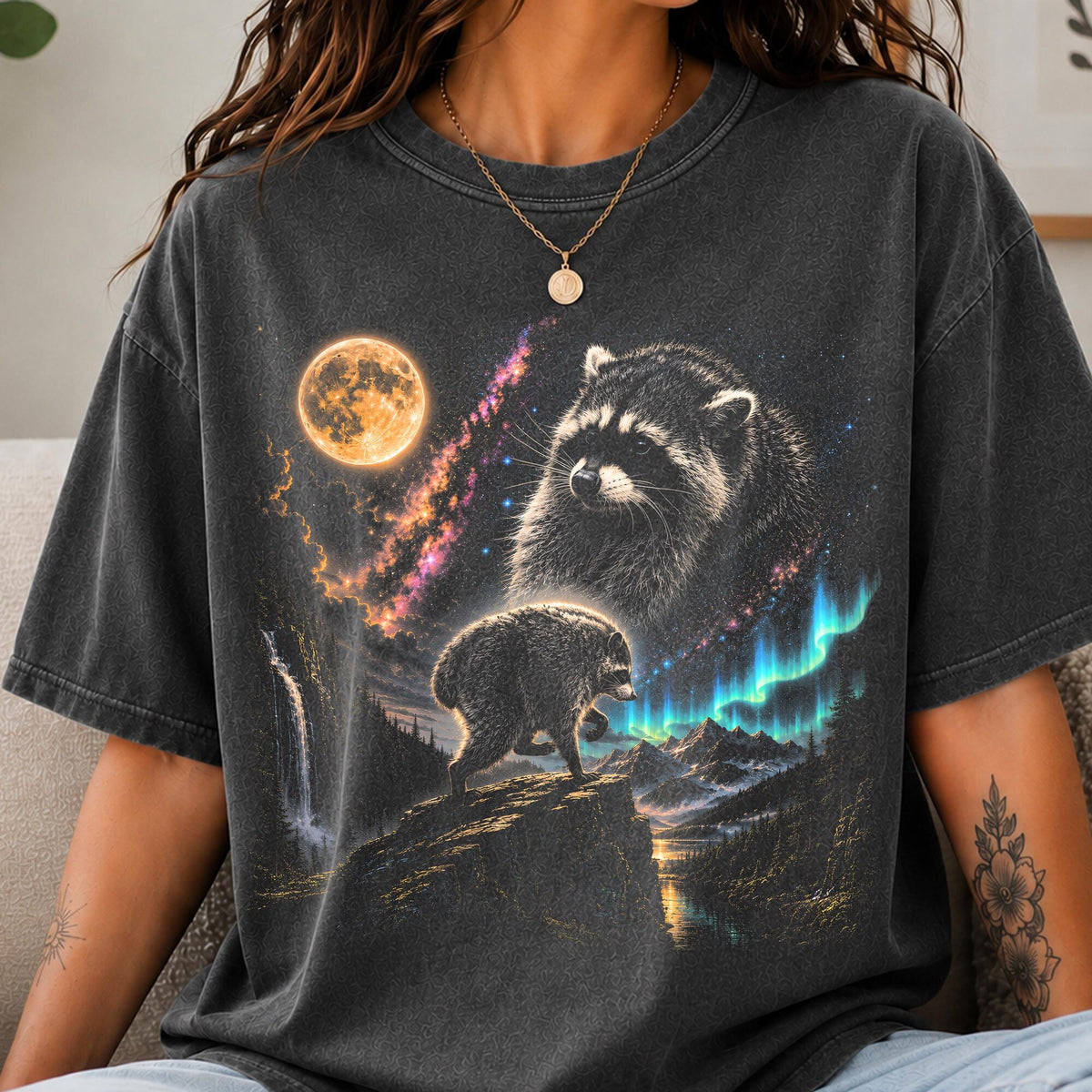 Jimothy Raccoon Shirt Viral Seattle Feral Legend Comfort Colors Tee Retro Jimothy Moon Graphic Tshirt Round King  Cottagecore Animal Tee