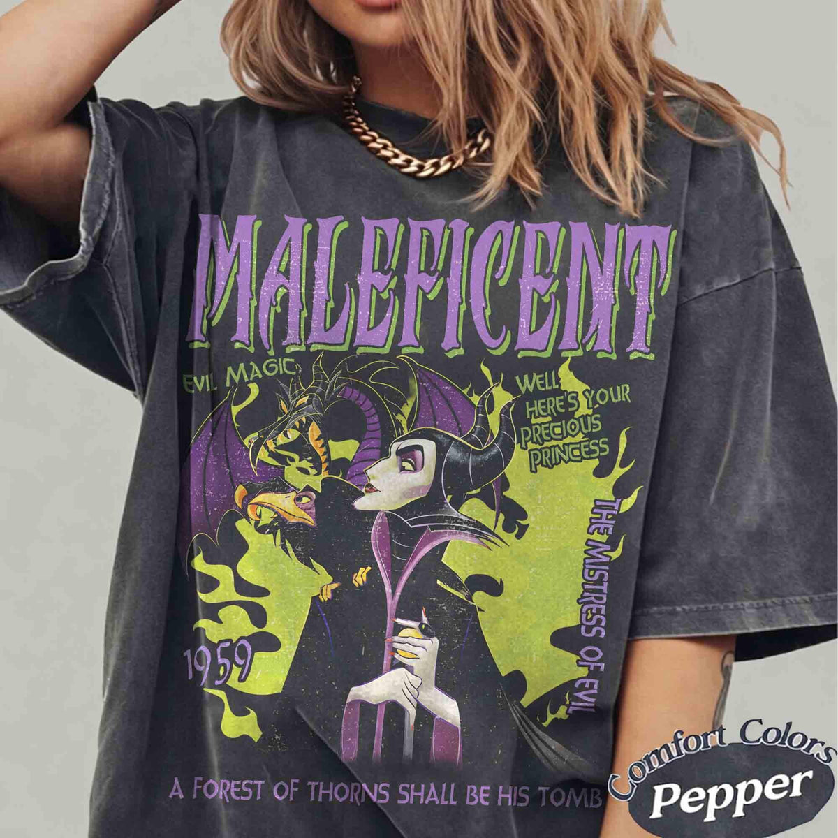 Retro Disney Maleficent Villains Halloween Shirt Disney Sleeping Beauty Shirt Disneyland Family Halloween Trip Gift 2026 Shirt WDW Tee