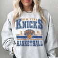 New York Knicks Vintage Sweatshirt Retro Basketball 90s Graphic Tee NYC Hoops Crewneck Unisex